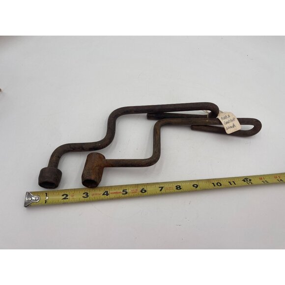 Handcrafted Iron Model A Wrench’s cast iron hand crank handle farm factory mach - Picture 5 of 5